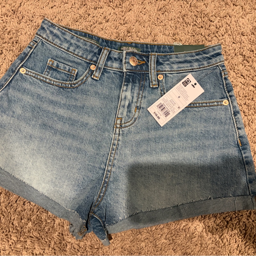 Blue Denim Shorts